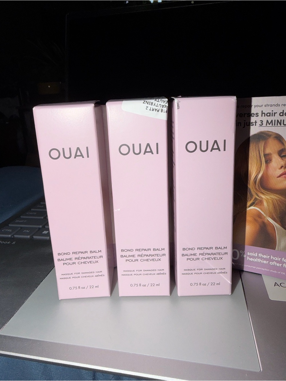 Bundle of 3 OUAI Bond Repair Balm